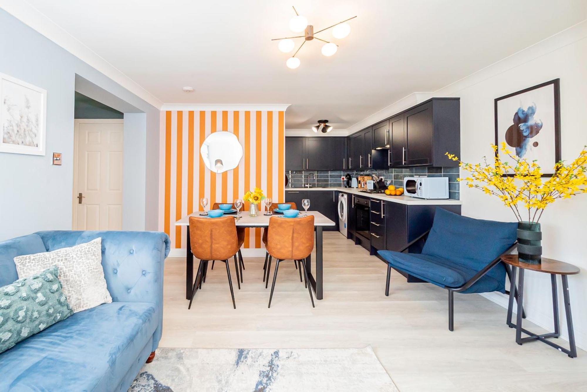 Bright & Breezy Apartment Portsmouth Bagian luar foto