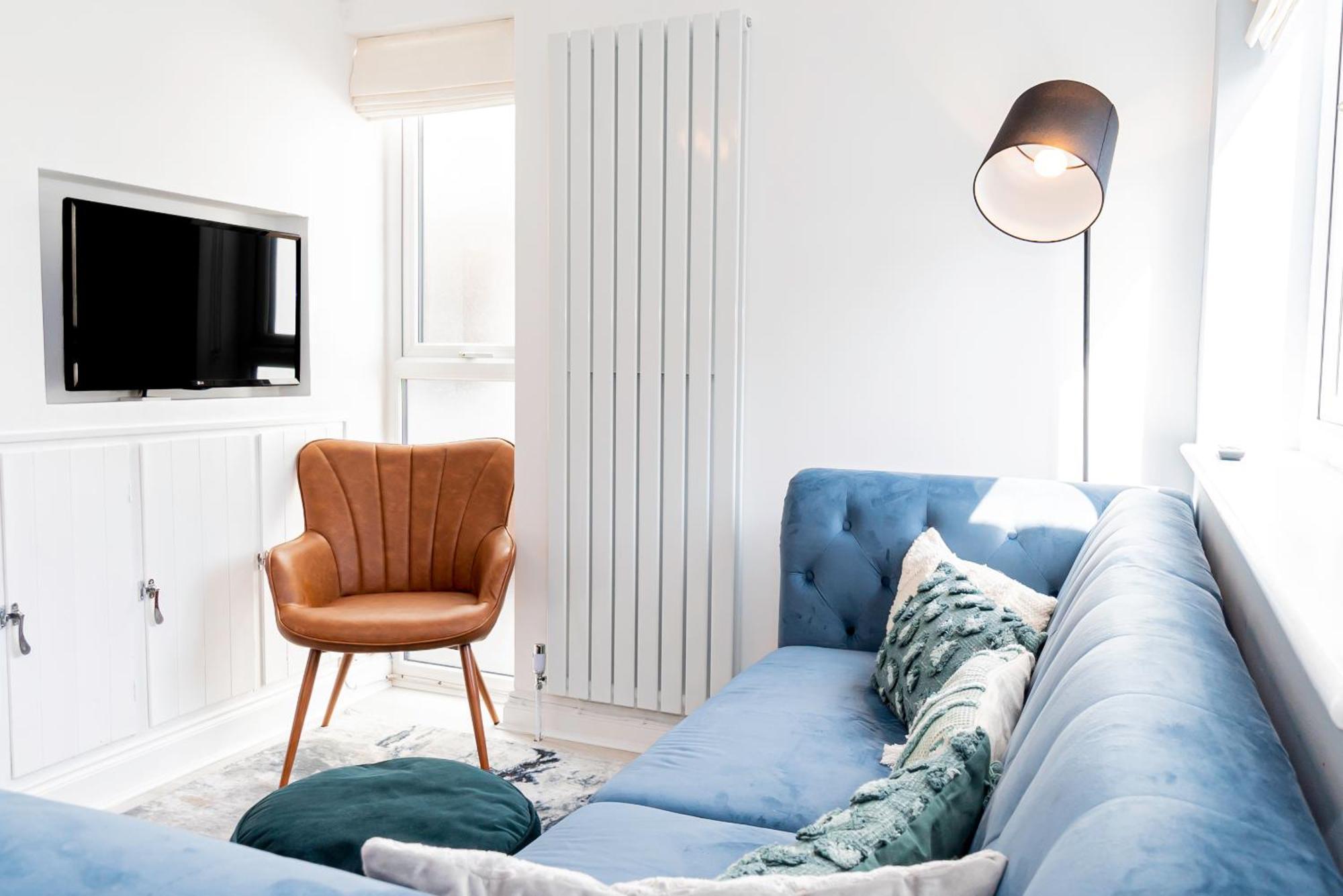 Bright & Breezy Apartment Portsmouth Bagian luar foto